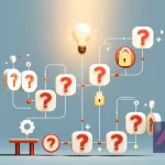 Un labyrinthe de questions et d'inconnues posées à une IA.