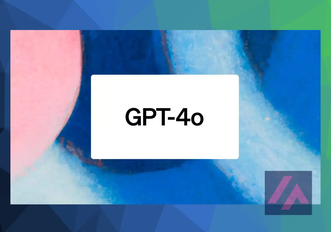 Image de la présentation de GPT-4o