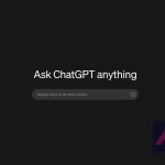 Nouvelle présentation de la page d'accueil du site web de l'OpenAI avec un message d'invitation clair et un aspect de moteur de recherche.