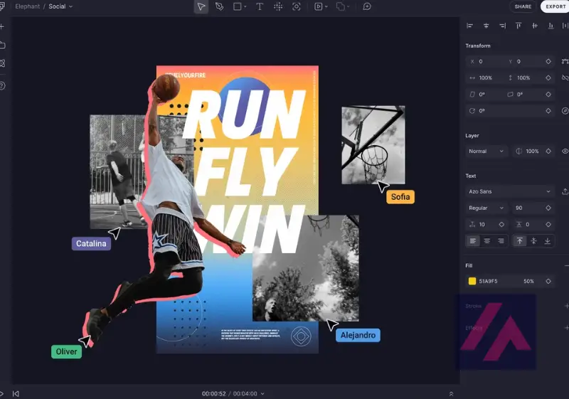 Interface de Fable AI